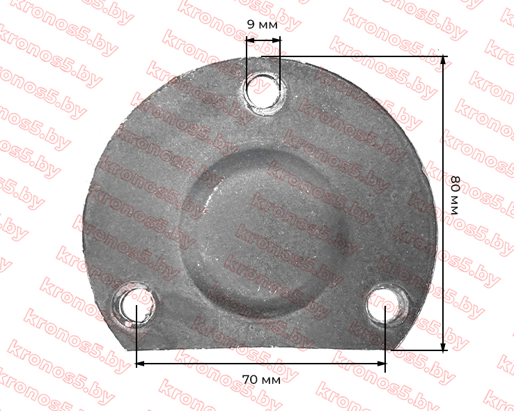 «Крышка боковая редуктора почвофрезы с шестеренчатым приводом» - фото 3