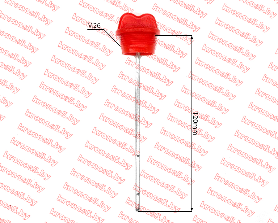 «Щуп масла М26, L-120 мм R180/180N (длинный блок)» - фото «Щуп масла М26, L-120 мм R180/180N (длинный блок)» - фото