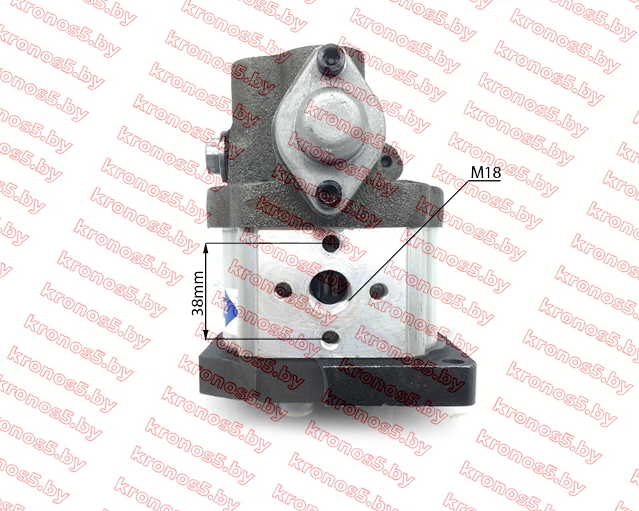 «Гидравлический насос (крепление 3 болта) с распределителем к минитрактору (с плавающим положением)» - фото 2