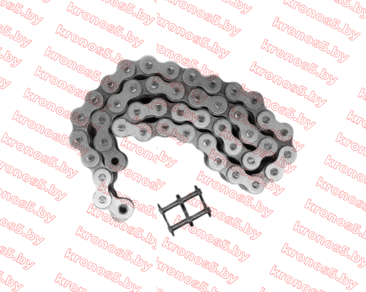 «Цепь двухрядная привода малого редуктора 2ПР-19,05, 23 звена» - фото 3