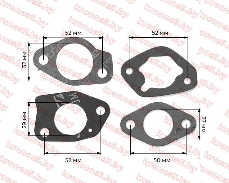 «Комплект прокладок двигателя 188F» - фото 3 «Комплект прокладок двигателя 188F» - фото 3
