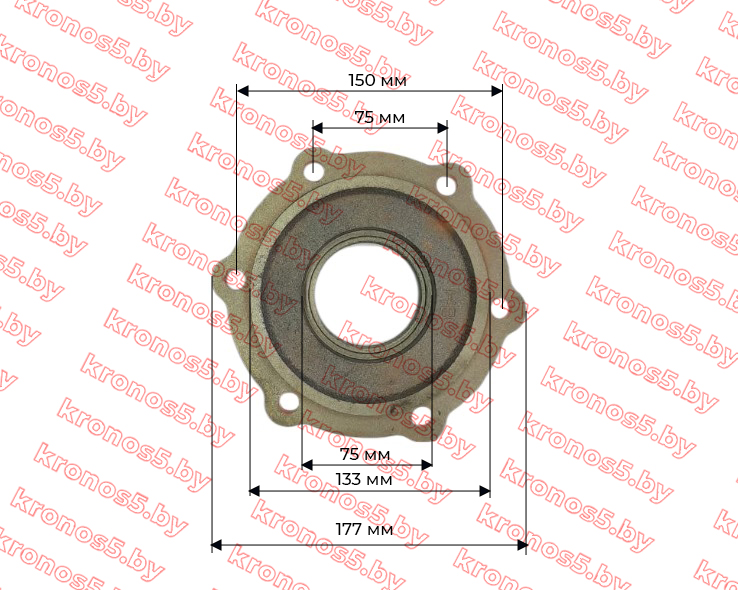 «Крышка редуктора к мотоблоку с воздушным охлаждением» - фото 2