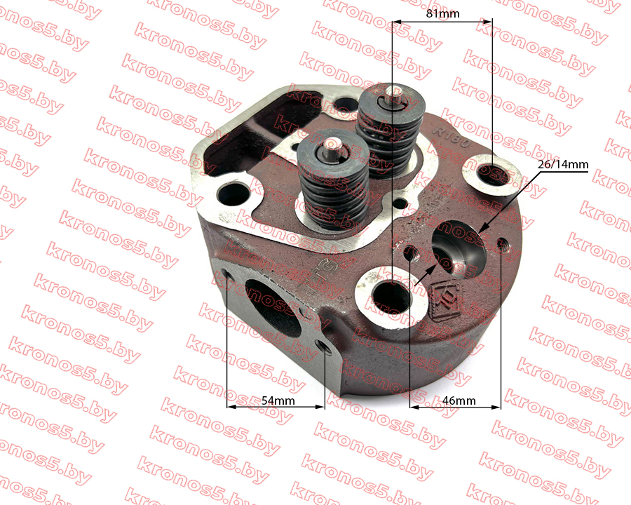 «Головка блока цилиндра в сборе R180 180N» - фото
