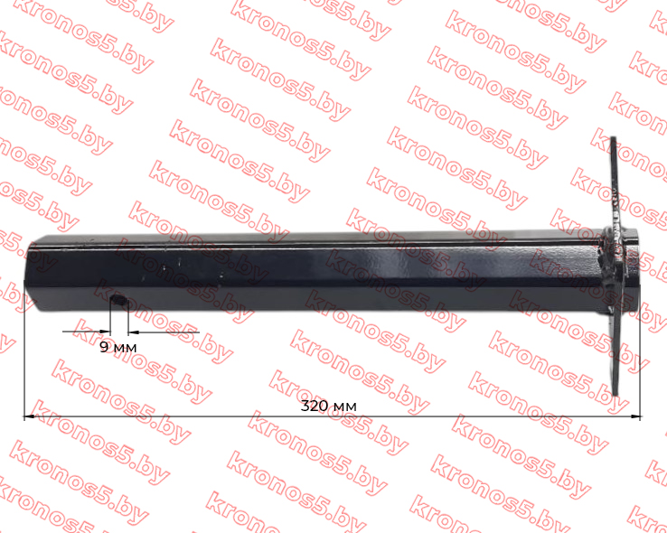 «Ступица колеса шестигранная L-320 мм 32 мм (1 шт.)» - фото 4