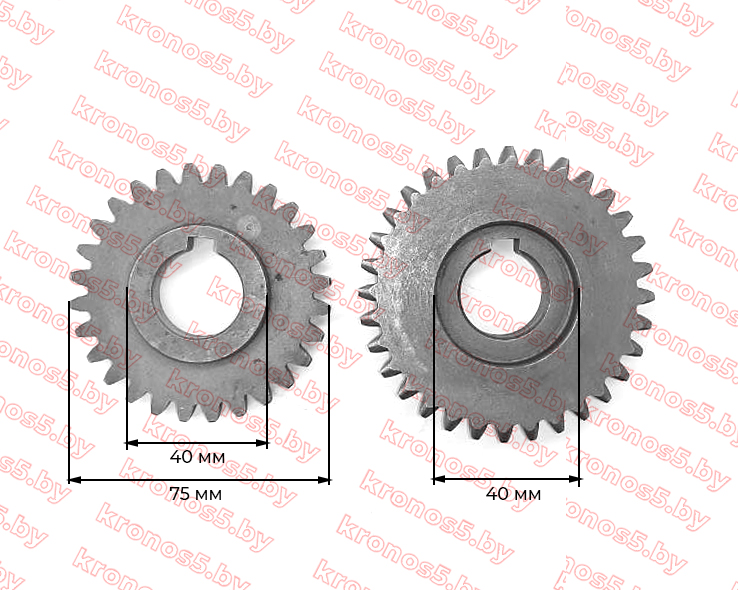 «Шестерня вторичного вала 178F/186F z=28/32» - фото 2