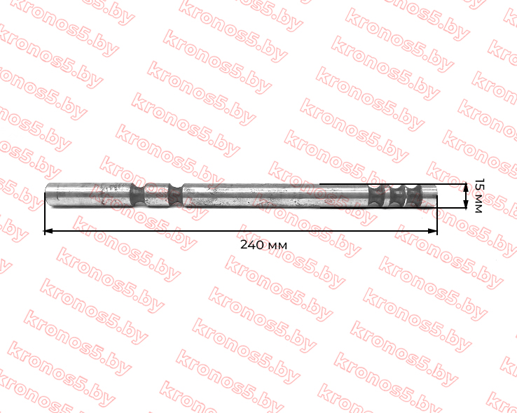 «Ось вилки дополнительной передачи Кентавр- 224/244» - фото 2