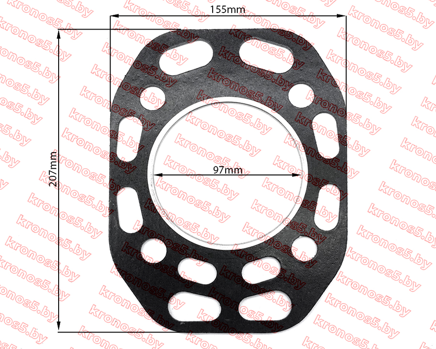 «Прокладка головки блока цилиндров ГБЦ S195 97 мм» - фото