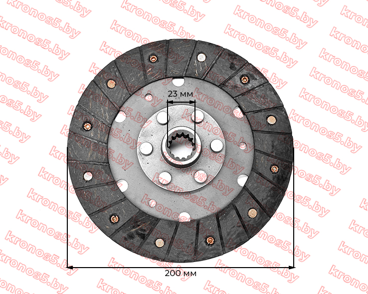 «Диск сцепления DF244/240 (Z-14, D-200 мм.)» - фото 2