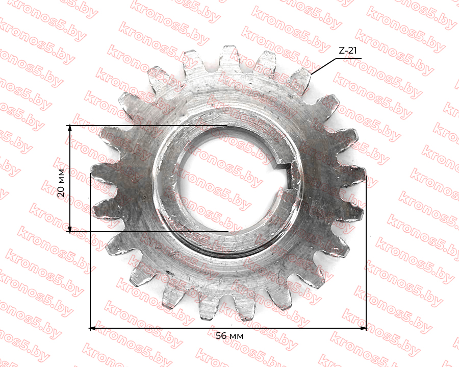 «Шестерня ведущая запускающая Z-21 R190/190N» - фото 3