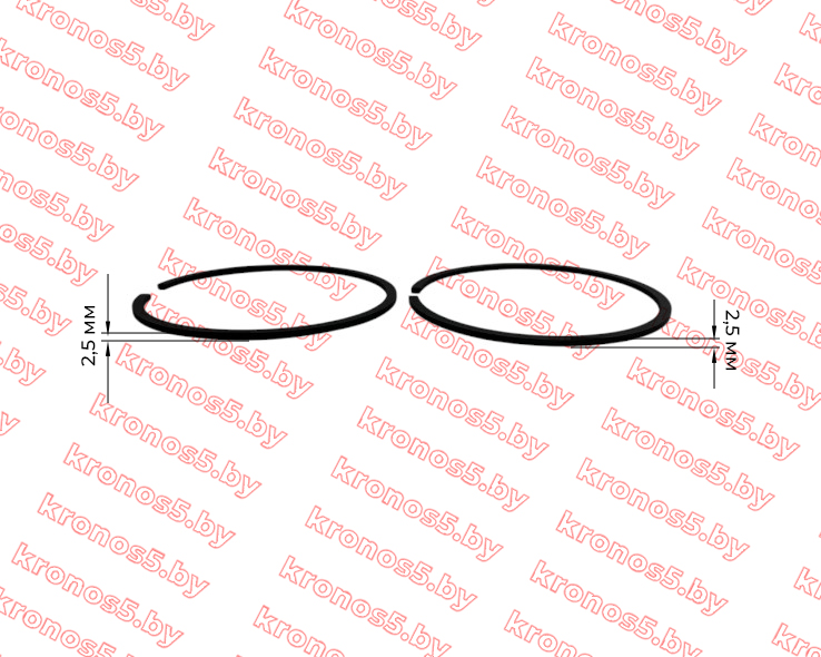 «Кольца поршневые ZS1100 Ø100 мм.» - фото 3