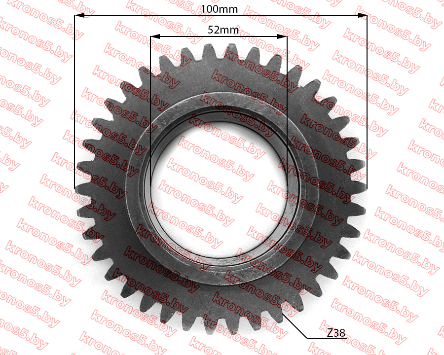 «Шестерня малого редуктора под подшипник Z-38 R195/195N» - фото