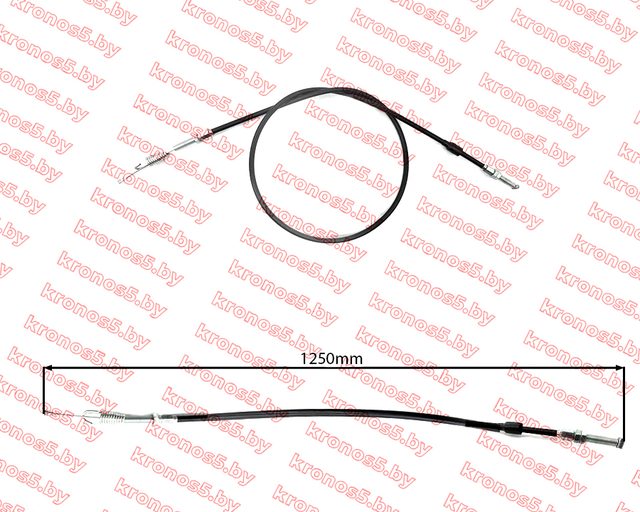 «Трос сцепления для мотоблока с пружиной 168F/170F» - фото