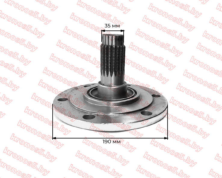 «Ступица переднего моста SF254 Z-19 (6 отверстий)» - фото 5