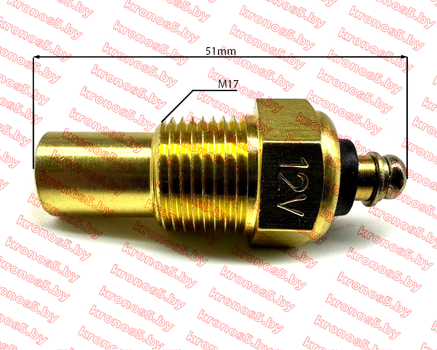 «Датчик температуры охлаждающей жидкости к минитрактору КМ385 L-15 мм.» - фото