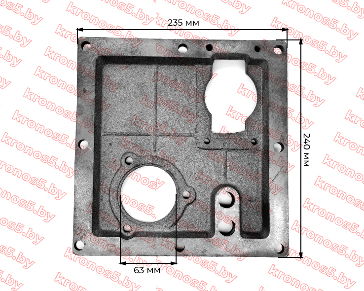 «Крышка верхняя КПП 24ПРО переключения передач и привода насоса гидравлики» - фото 2