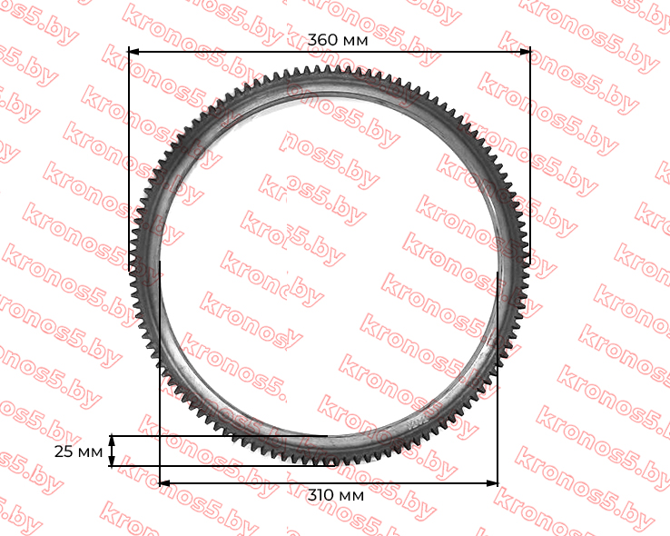 «Венец маховика R195/195N Z-118» - фото 4