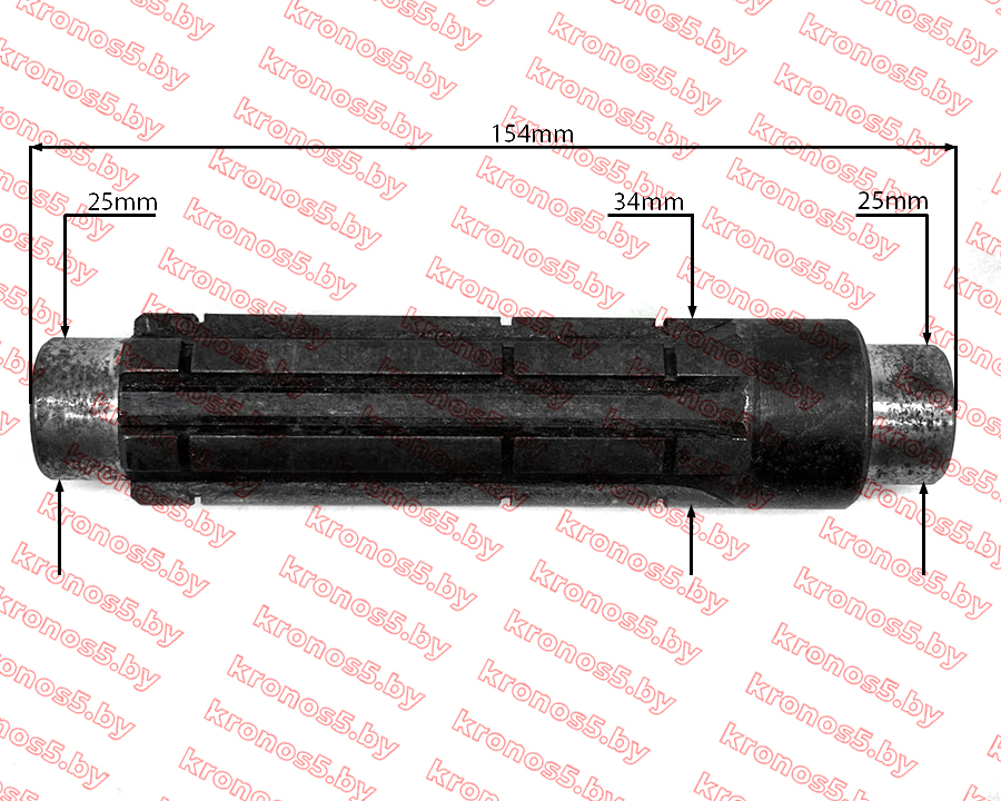«Вал первичный редуктора почвофрезы с шестеренчатым приводом Z-6 L-154 мм» - фото