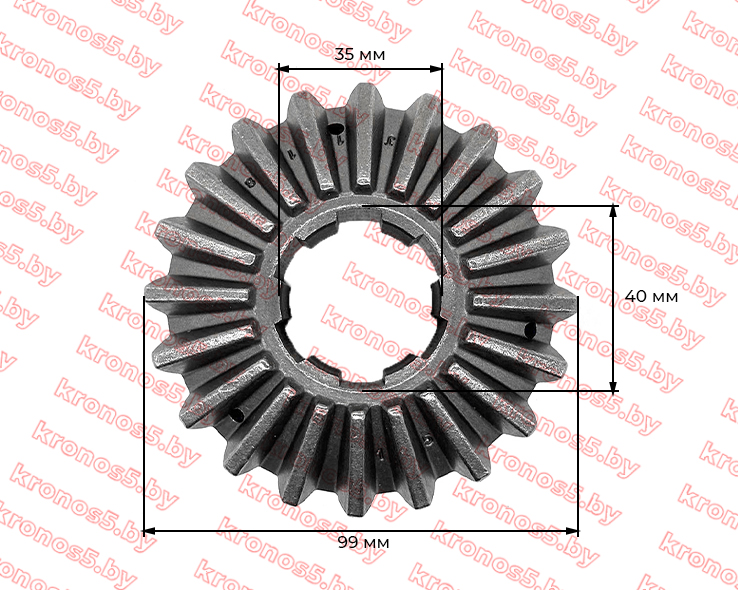«Шестерня дифференциала КПП Z-6/20 » - фото 4