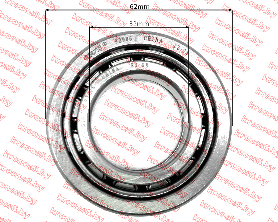 «Подшипник NUP 62/32,5 (92906) роликовый» - фото