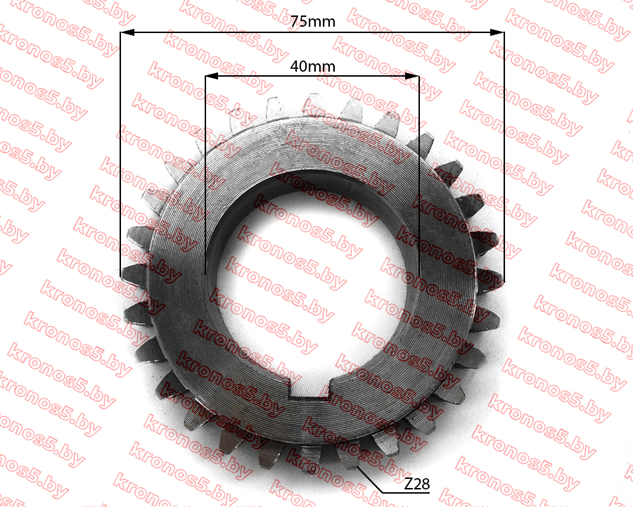 «Шестерня ведомая запускающая Z-28 R195/195N» - фото
