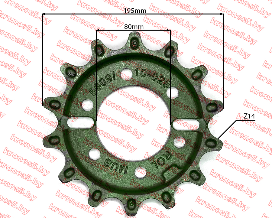 «Звездочка ведущая (венец) к картофелекопалке Z-609 Z-14» - фото «Звездочка ведущая (венец) к картофелекопалке Z-609 Z-14» - фото