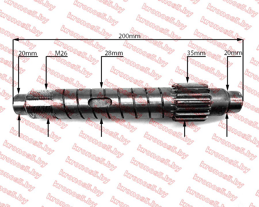 «Вал дифференциала с блокировкой Z-18» - фото «Вал дифференциала с блокировкой Z-18» - фото