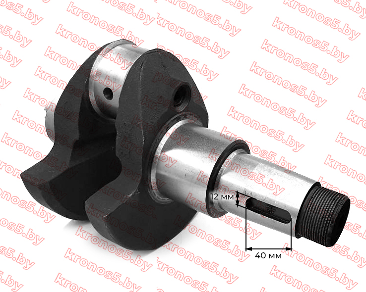 «Коленвал голый SF138-2/SF148, шейка 73 мм.» - фото 5