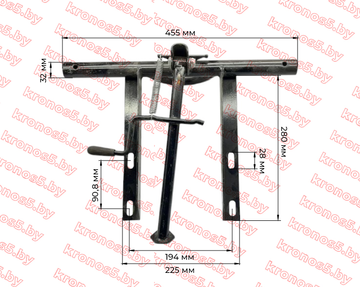 «Рама двигателя с подножкой 188F» - фото 4 «Рама двигателя с подножкой 188F» - фото 4