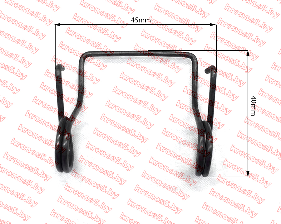 «Пружина кручения отжимного рычага (лапки сцепления)  DongFeng-244» - фото 3