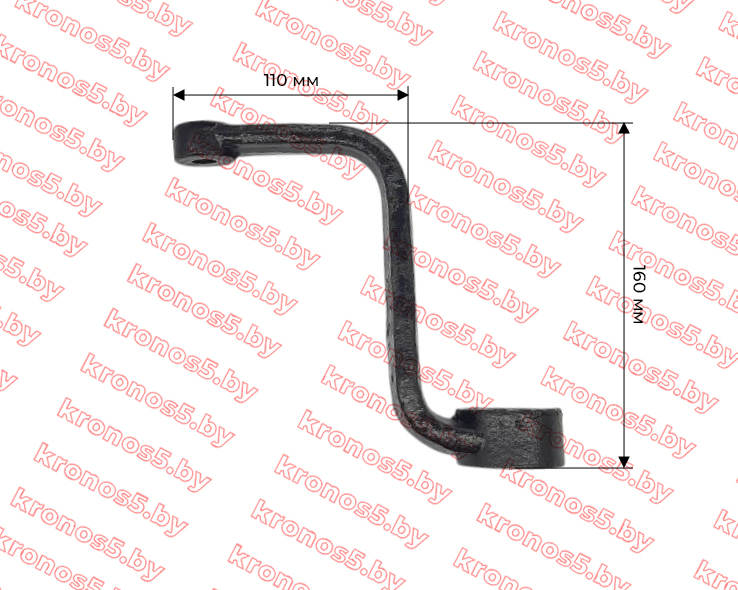 «Сошка рулевой колонки минитрактора Xingtai/TS-24B (конус шлицевой)» - фото 5