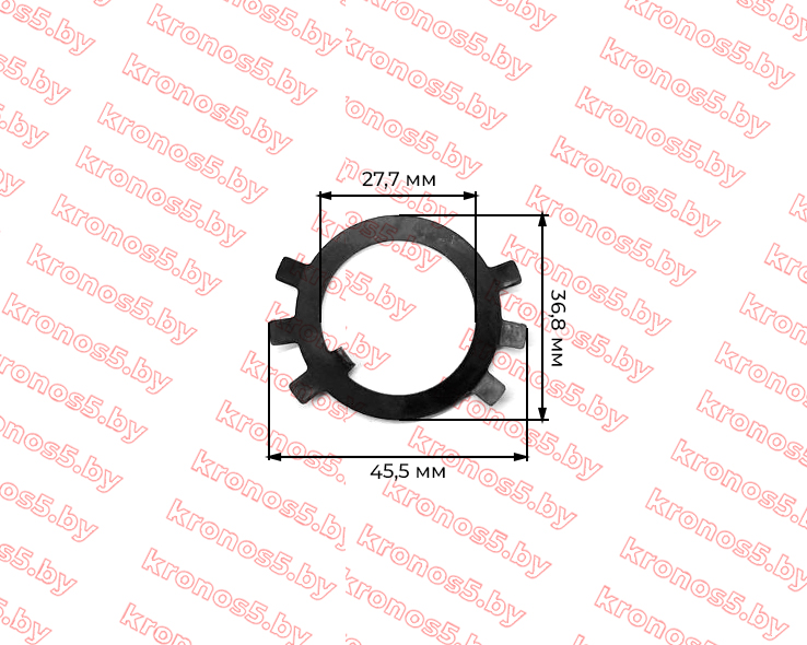«Шайба корончатая вала дифференциала» - фото 2