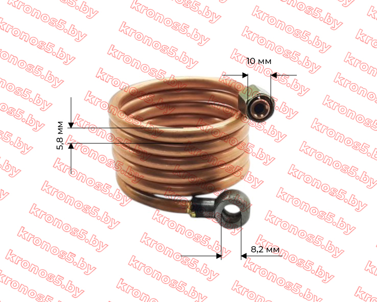 «Трубка-капилляр прибора-указателя давления масла L-1200 мм.» - фото