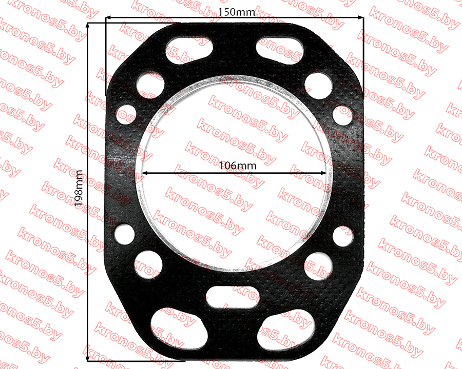 «Прокладка головки блока цилиндров ГБЦ ZS1100NDL 106 мм» - фото