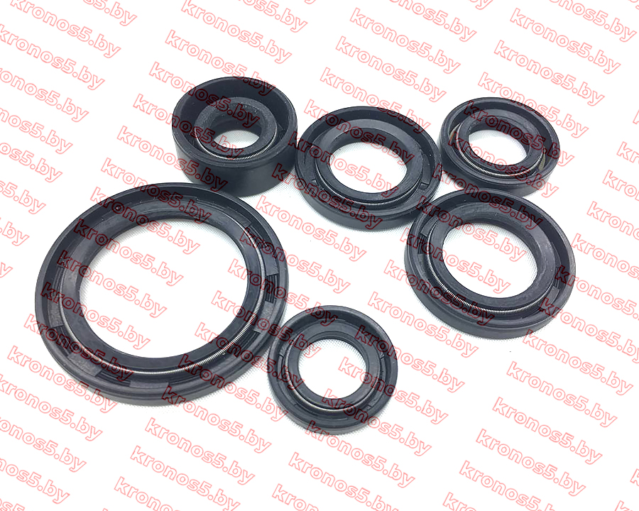 «Сальники комплект 6 шт (30x42x4,5; 11,6x24x10; 17x29x5; 18,9x30x5; 13,7x24x5; 12x21x4) R180/180N» - фото 2