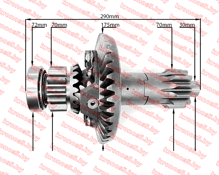 «Дифференциал заднего моста в сборе с корпусом Z-10/41» - фото