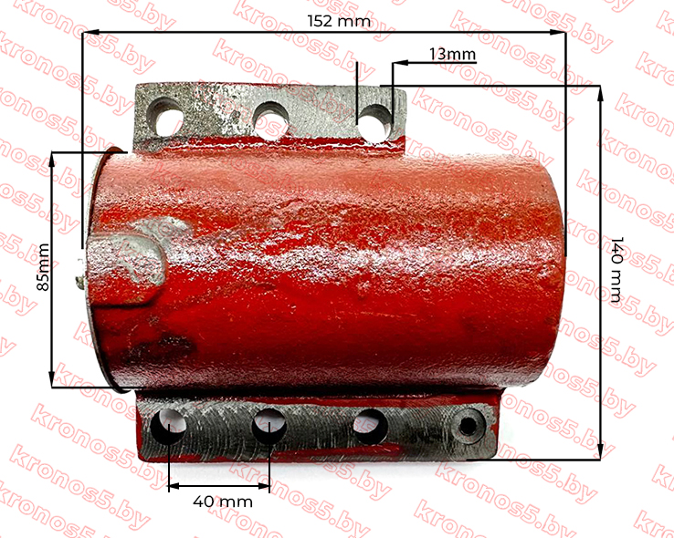 «Гидроцилиндр цилиндр подъемника в сборе (новый тип) Блок масляного цилиндра без штуцера (с крышкой)» - фото 3