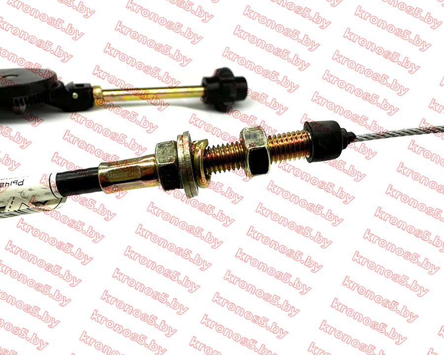 «Регулятор (рычаг газа) акселератора тракторный ручной с тросом (ручной газ)» - фото 4