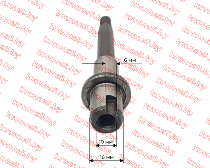 «Вал заднего хода (КПП 3+1) 178F/186F (новый тип)» - фото 2