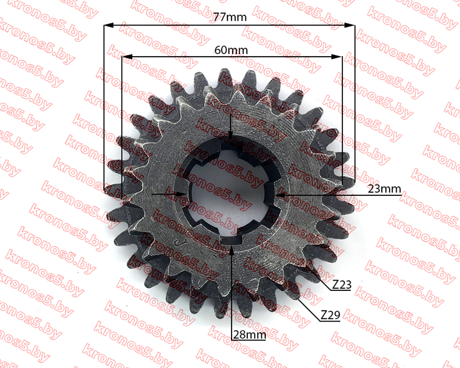 «Шестерня ведущая второй/третьей передачи Z-29/Z-22 - КПП/6» - фото