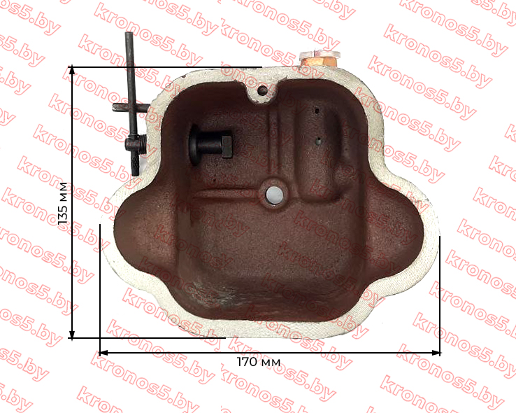 «Крышка клапанов в сборе (с декомпрессором и датчиком давления) ZS1115NDL» - фото 4