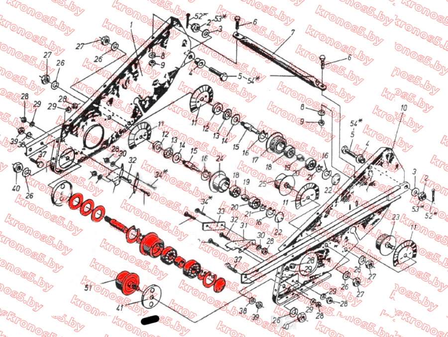 «Ролик передний направляющий главного транспортера Anna, Bolko» - фото 4