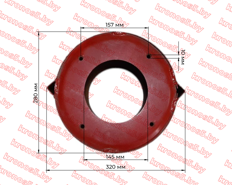 «Защита (ведро) стойки роторной косилки Wirax 1,35/1,65/1,85» - фото 4 «Защита (ведро) стойки роторной косилки Wirax 1,35/1,65/1,85» - фото 4