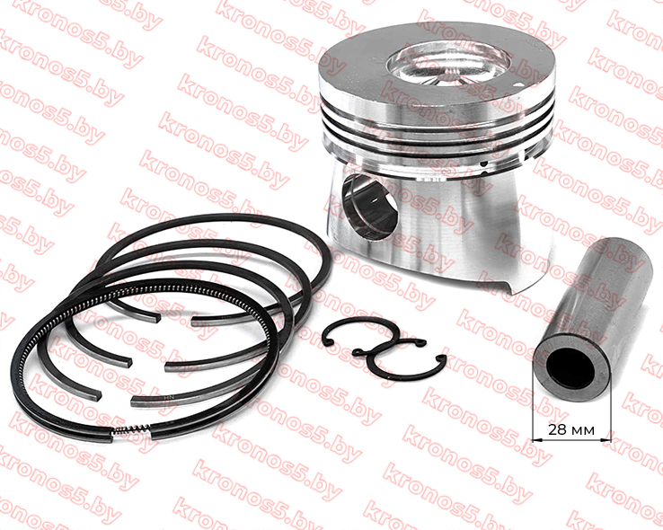 «Комплект поршневой группы D-95 мм для двигателя R195 (поршень 32,5 мм)» - фото 5