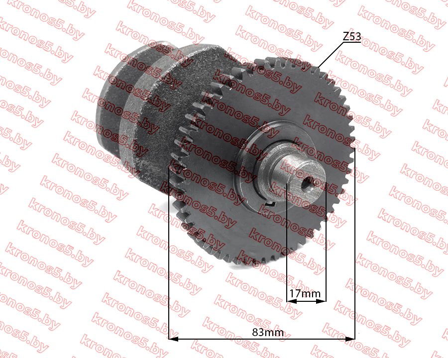 «Вал балансировочный с шестерней Toyokawa 386 186F Z-53» - фото «Вал балансировочный с шестерней Toyokawa 386 186F Z-53» - фото
