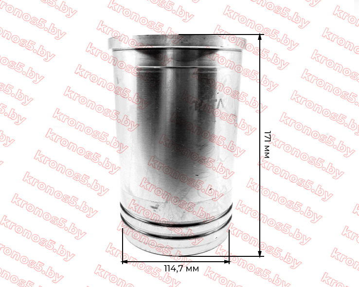 «Гильза цилиндра R195/195N 95 мм (тип 1) H-171 мм. ф-114/109/107 мм.» - фото
