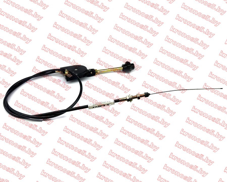 «Регулятор (рычаг газа) акселератора тракторный ручной с тросом (ручной газ)» - фото 3