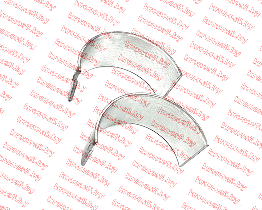 «Вкладыши шатунные TY290/TY295 (шейка 57 мм.) комплект на шатун станд. (0,0)» - фото