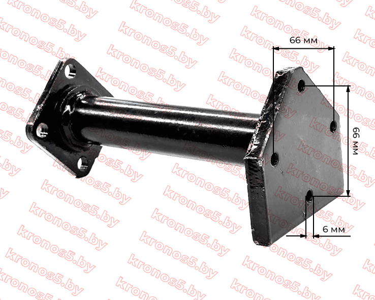 «Корпус левой трансмиссии L=185 мм  роторной косилки к мотоблоку» - фото 3