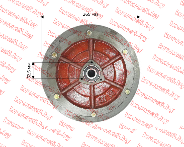 «Сцепление в сборе (большая лапка выжима) 4 ручья SF240/244» - фото 2