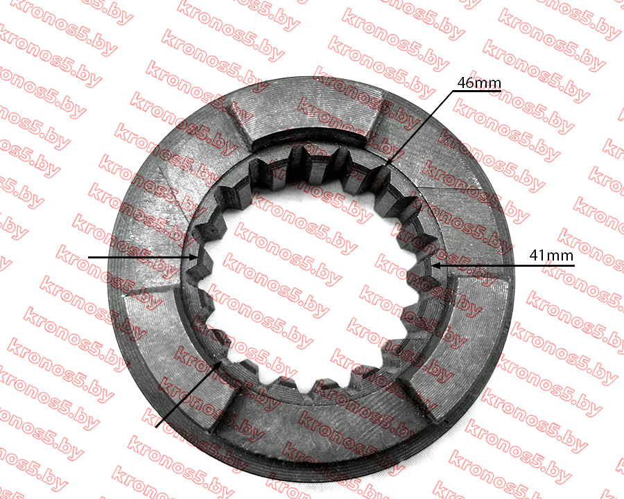 «Муфта блокировки дифференциала подвижная (17 шлицов) DongFeng 354/404» - фото 2